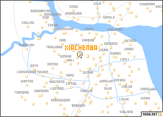 map of Xiachenba