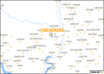 map of Xiacheng\