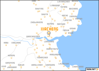 map of Xiacheng