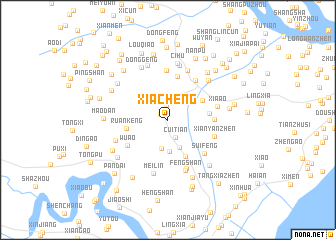 map of Xiacheng