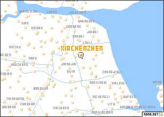 map of Xiachenzhen