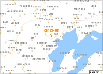 map of Xiachen