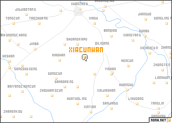 map of Xiacunwan