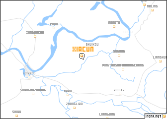 map of Xiacun