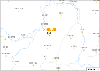 map of Xiacun