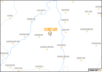 map of Xiacun