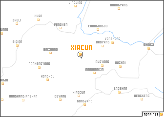 map of Xiacun