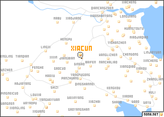 map of Xiacun