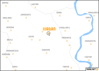 map of Xiadan