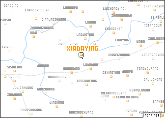 map of Xiadaying