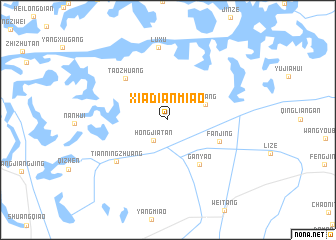 map of Xiadianmiao