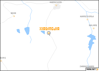 map of Xiadingjia