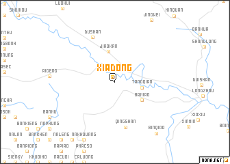 map of Xiadong