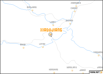 map of Xiadujiang