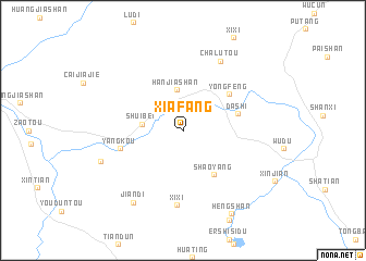 map of Xiafang