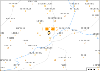 map of Xiafang