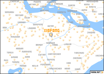 map of Xiafang