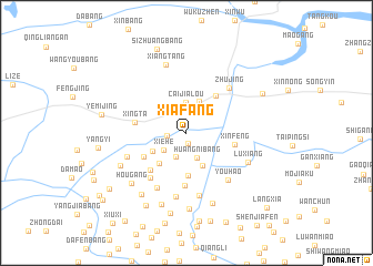 map of Xiafang