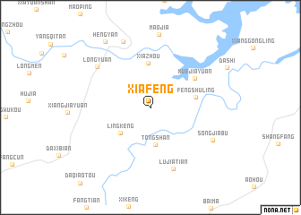 map of Xiafeng