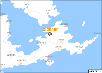 map of Xiagong