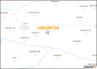 map of Xiaguantun