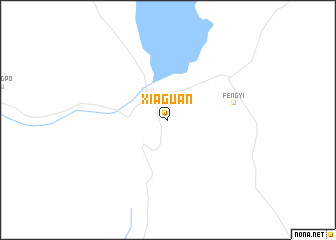 map of Xiaguan
