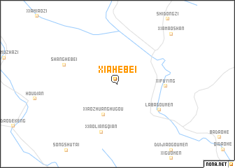map of Xiahebei