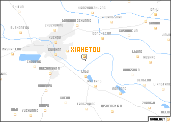 map of Xiahetou