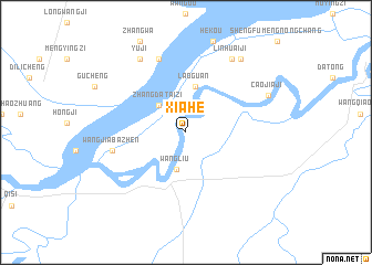 map of Xiahe