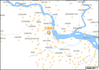 map of Xiahe