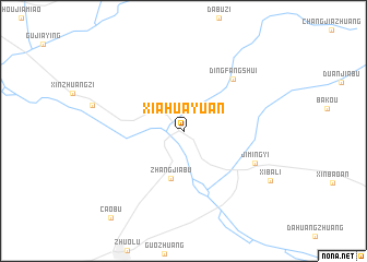 map of Xiahuayuan