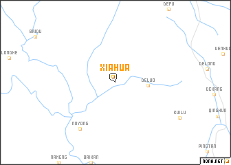 map of Xiahua
