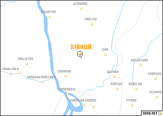 map of Xiahua