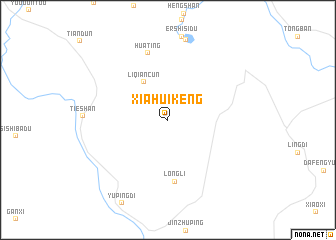 map of Xiahuikeng