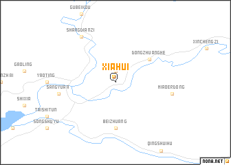 map of Xiahui