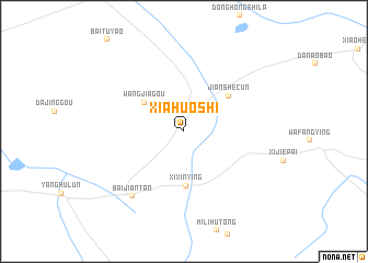 map of Xiahuoshi