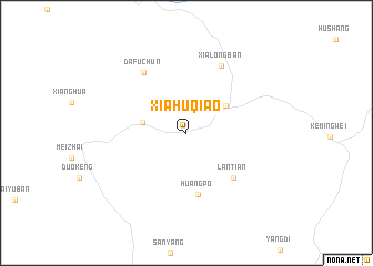 map of Xiahuqiao