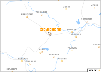 map of Xiajiahang