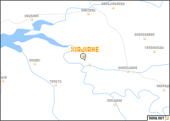 map of Xiajiahe