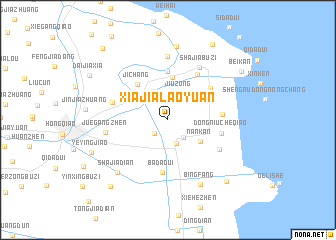 map of Xiajialaoyuan
