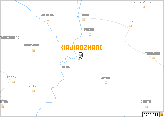 map of Xiajiaozhang