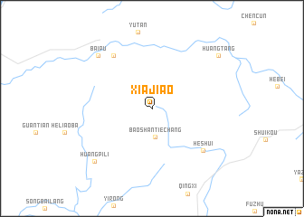 map of Xiajiao