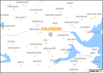 map of Xiajiaqiao