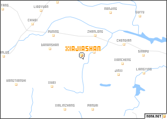 map of Xiajiashan