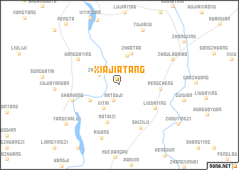 map of Xiajiatang