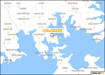 map of Xiajiawan