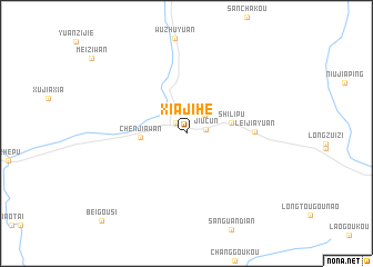 map of Xiajihe