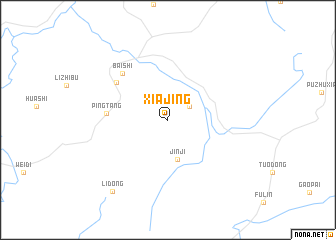 map of Xiajing