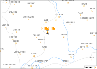 map of Xiajing