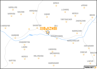 map of Xiajizhai